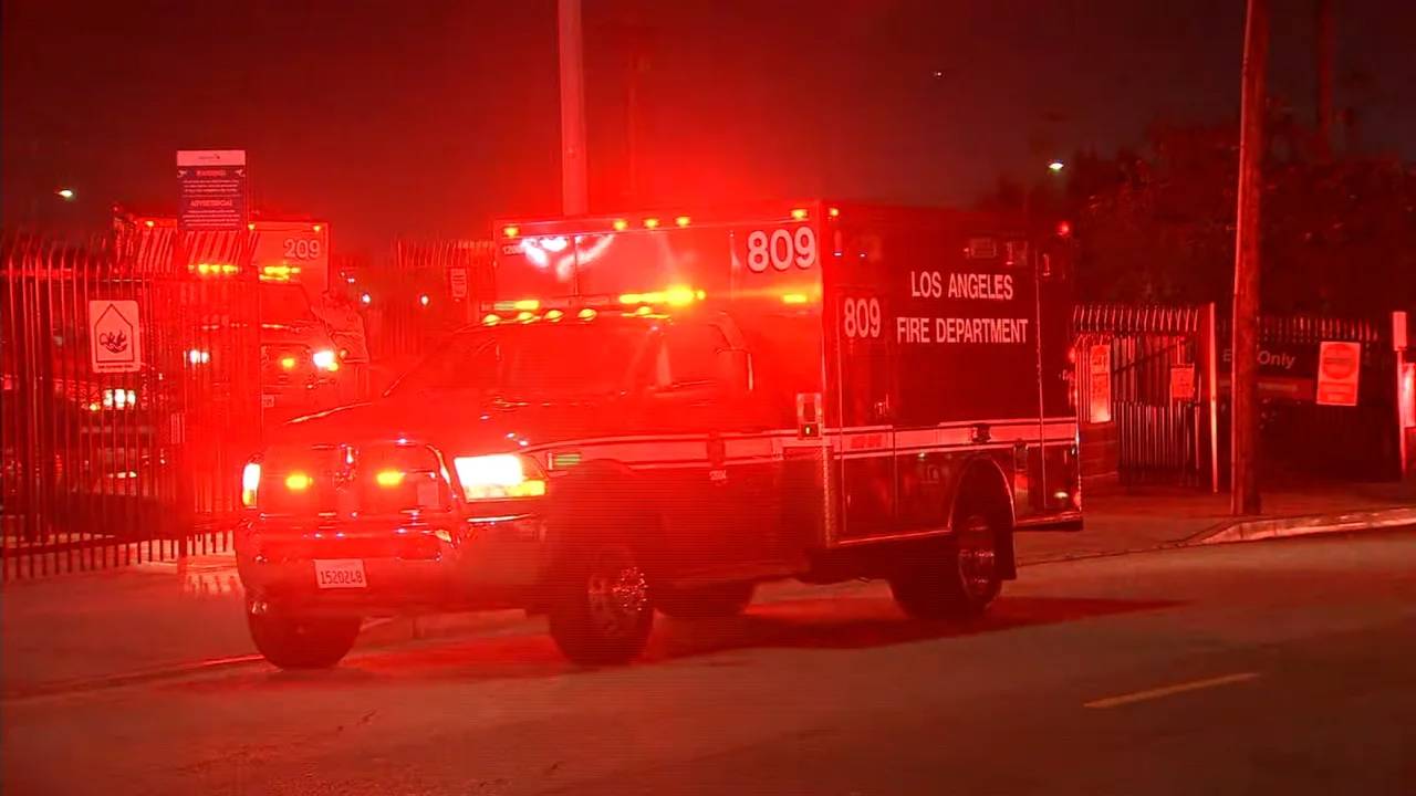 Firefighters evacuate more than 200 patients from a Los Angeles hospital after Hilary-related power outage