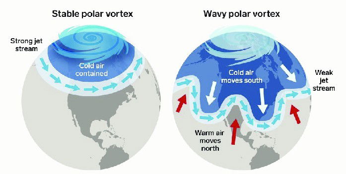 Stable and “stretched” polar cell