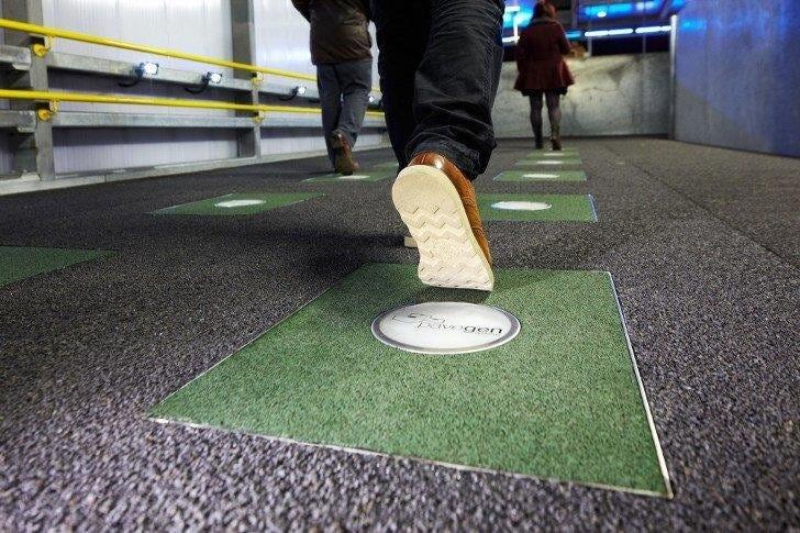 concept of piezoelectric floor