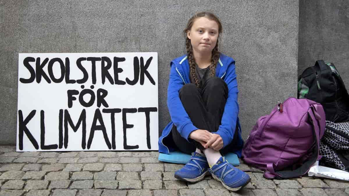 Figure 9: Greta Thunberg. Photograph: denstoredanske​