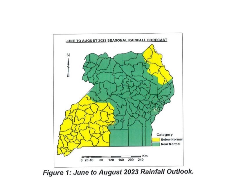 Uganda June to August 2023 Rainfall Outlook