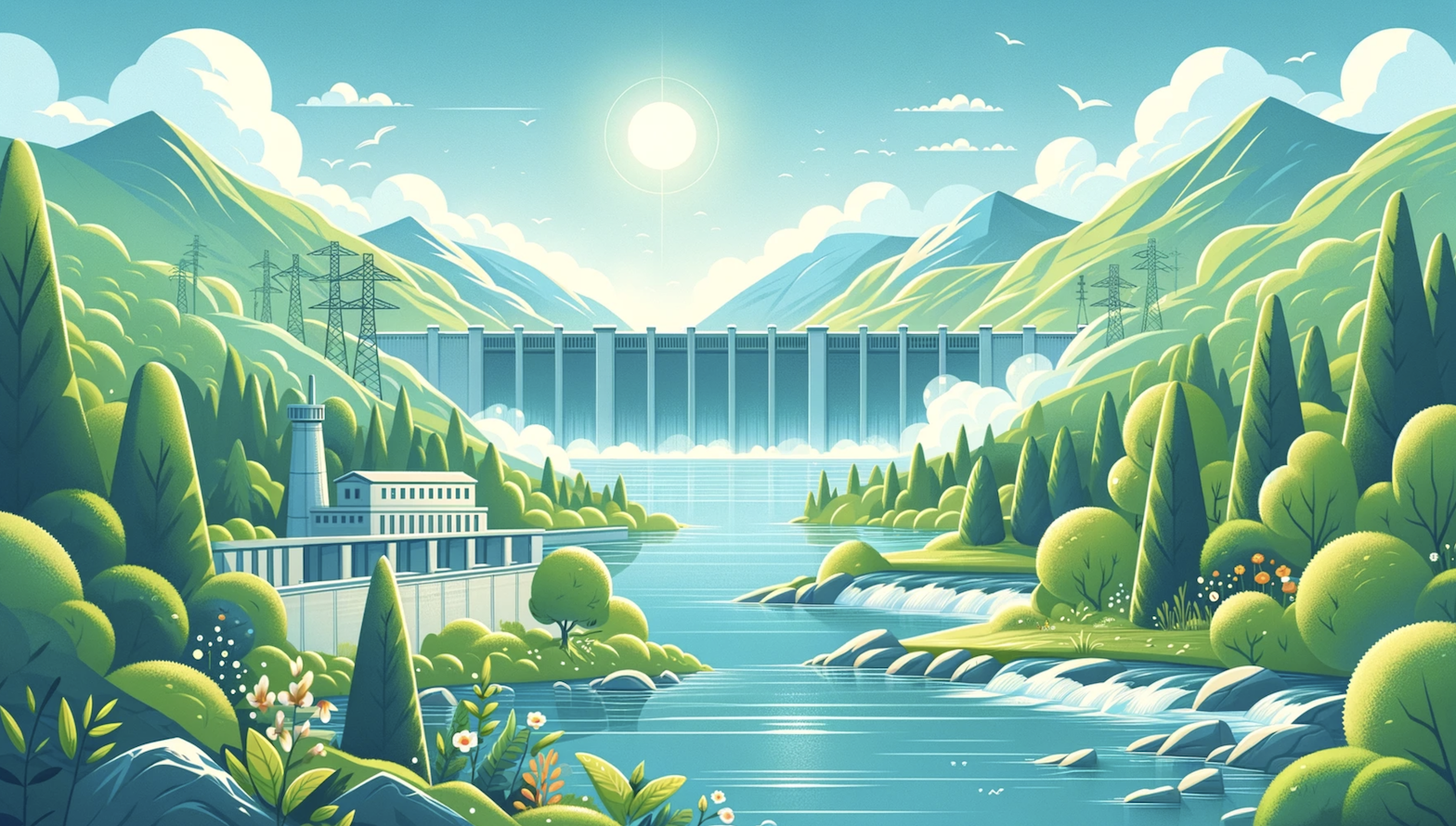 illustration on Hydropower