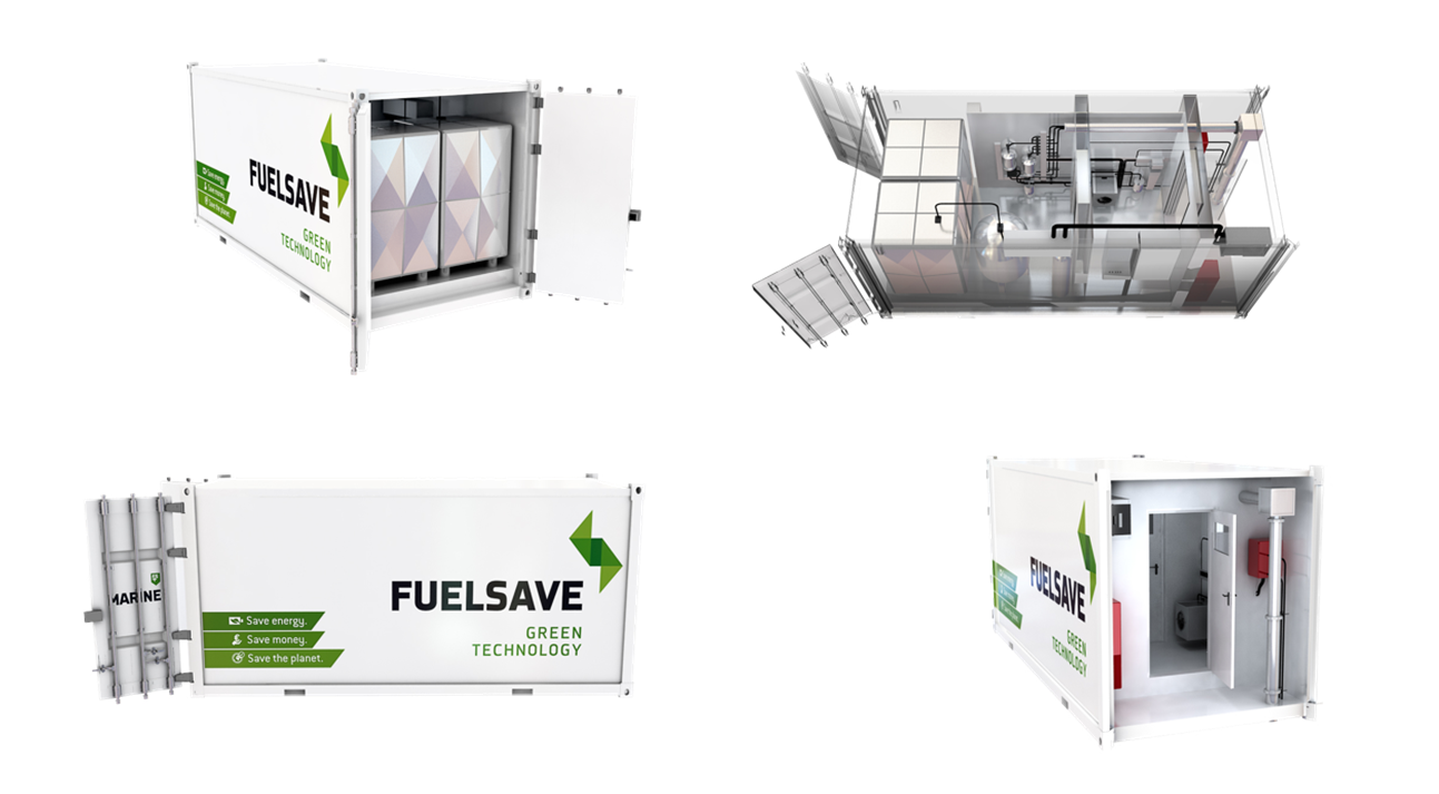 Figure 2: The FS MARINE+ Container Version (Photo Credit: Fuelsave)