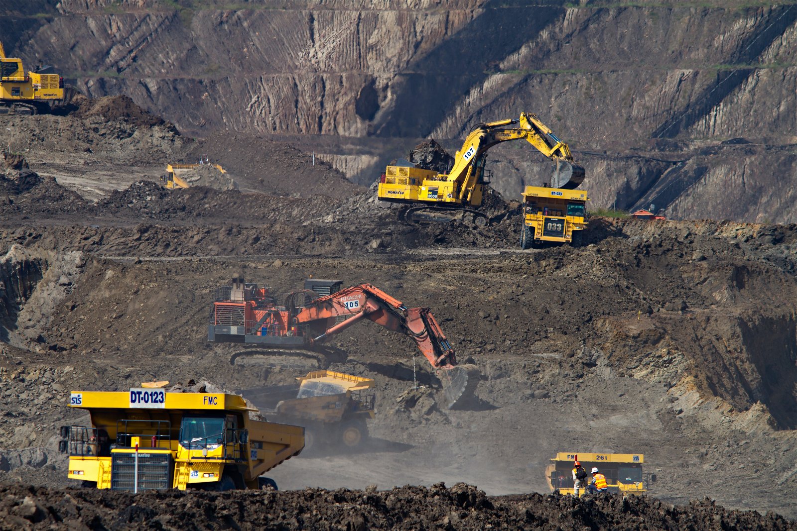 There are different types of coal mining
