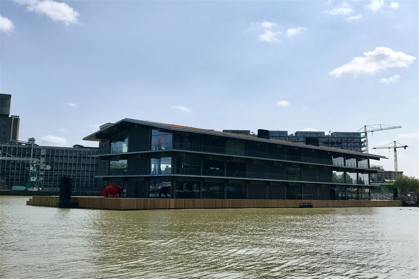Figure 1: The Global Center on Adaptation (GCA) is headquartered at the world’s largest floating office in Rotterdam, the Netherlands