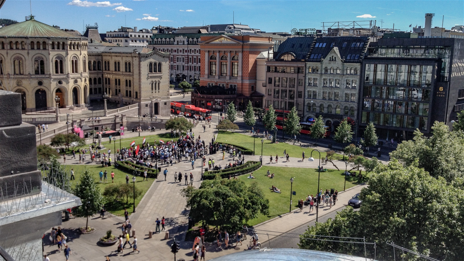 Figure 2: Photo of a park in Oslo, Photo by Gunnar Ridderström.